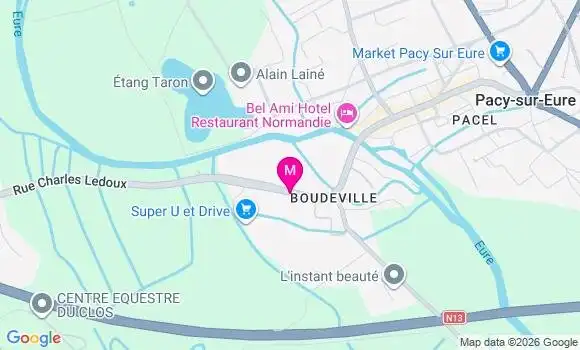 Localisation Super U - 27120