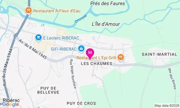 Localisation E.leclerc - 24600