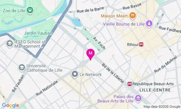 Localisation Carrefour City Nationale - 59800