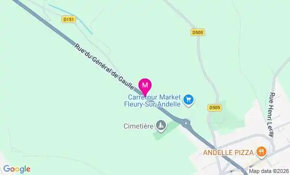 Localisation Carrefour Market - 27380