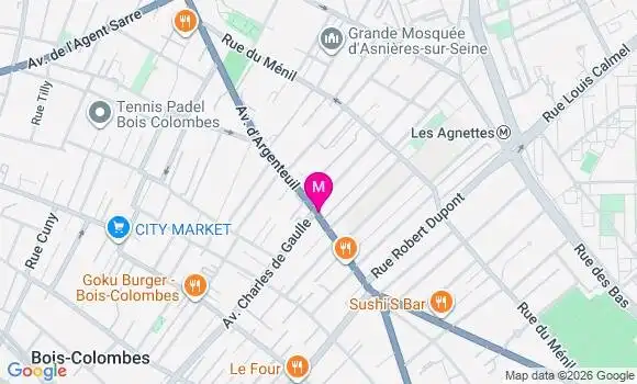 Localisation Coccinelle Express - 92600