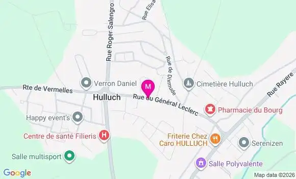 Localisation Carrefour Contact - 62410
