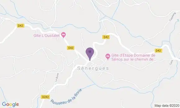 Localisation Senergues Ap - 12320
