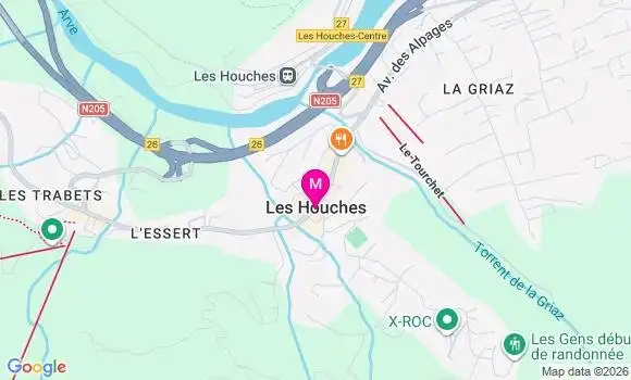 Localisation Les Houches - 74310
