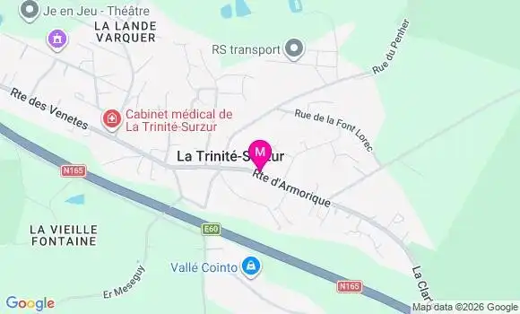 Localisation Le Servais - 56190