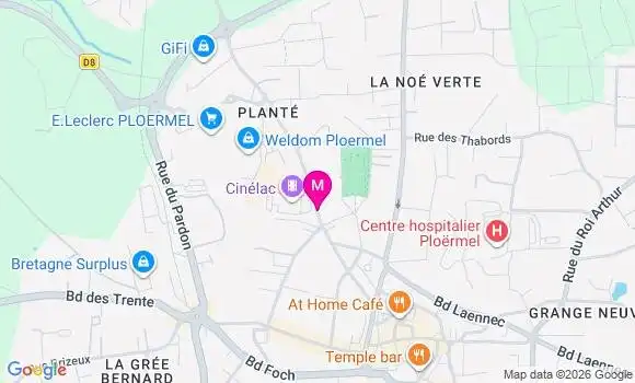 Localisation E.leclerc - 56800