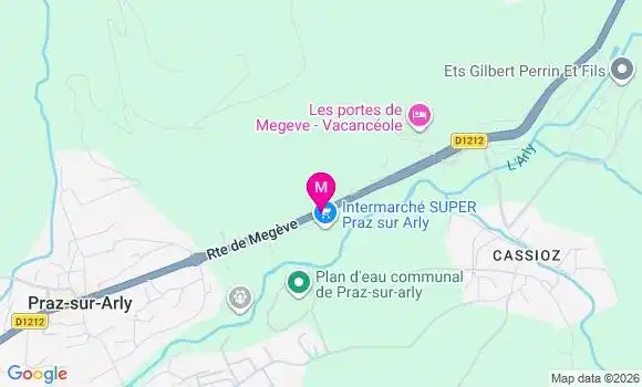 Localisation Intermarche Super - 74120