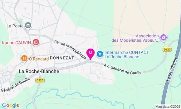 Localisation Intermarche Contact - 63670