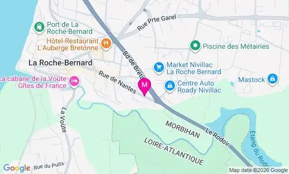 Localisation Carrefour Market - 56130