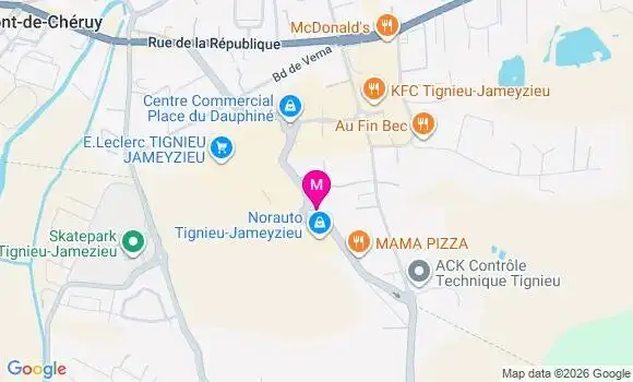 Localisation E.leclerc - 38230