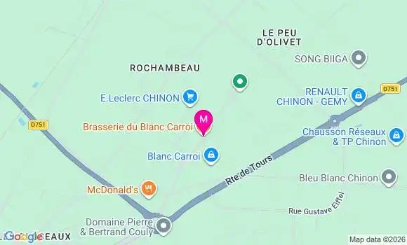 Localisation E.leclerc - 37500