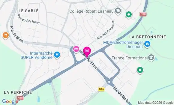 Localisation Intermarche Super - 41100