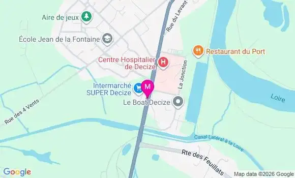 Localisation Intermarche Super - 58300