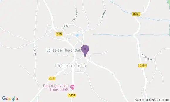 Localisation Therondels Bp - 12600