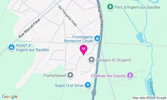 Localisation Super U - 18410