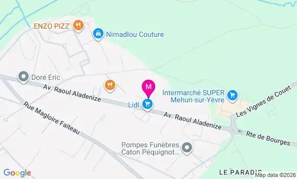Localisation Intermarche Super - 18500