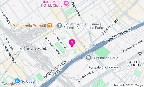Localisation Supermarche G20 - 92110