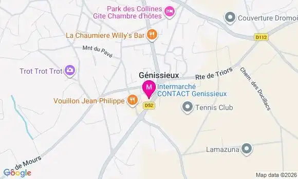 Localisation Intermarche Contact - 26750