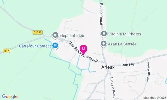 Localisation Carrefour Contact - 59151