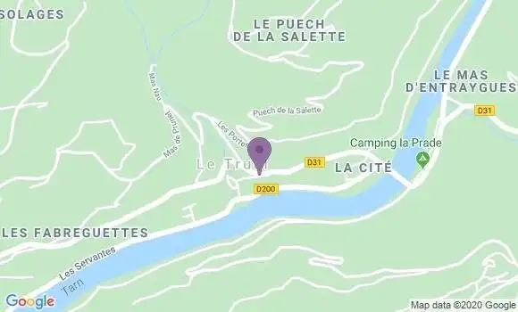 Localisation Le Truel Ap - 12430
