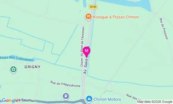Localisation Super U - 37500