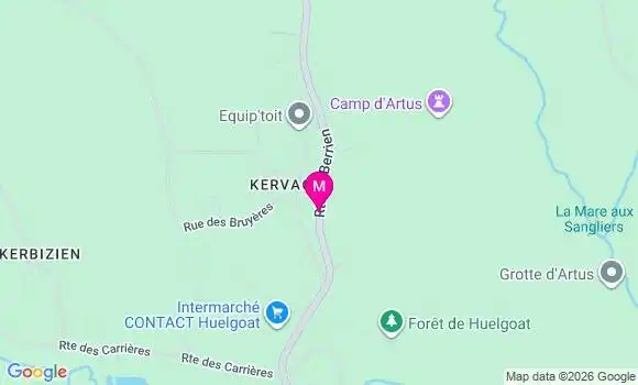 Localisation Intermarche Contact - 29690