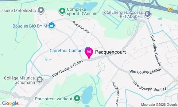 Localisation Carrefour Contact - 59146