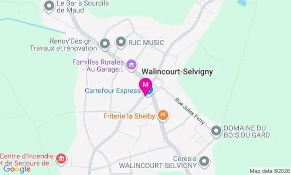 Localisation Carrefour Express - 59127