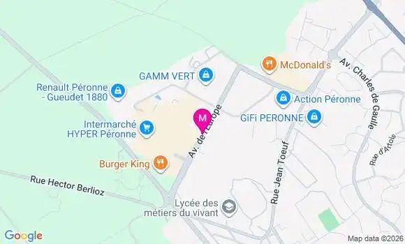 Localisation Intermarche Hyper - 80200
