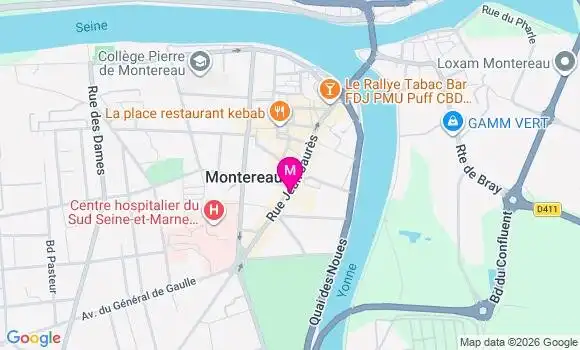 Localisation Carrefour Market - 77130