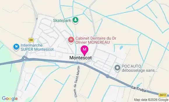 Localisation Montescot - 66200
