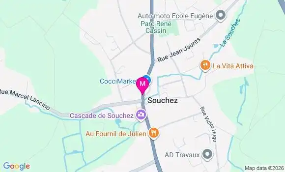 Localisation Souchez - 62153