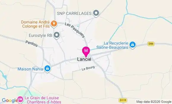 Localisation Comptoir de Campagne - 69220