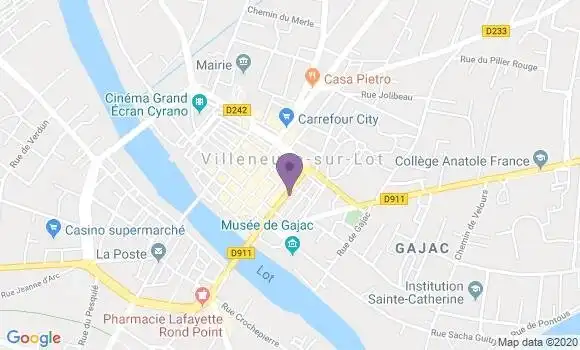 Localisation Villeneuve - 12260
