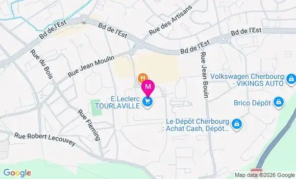 Localisation E.leclerc - 50110