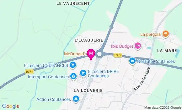Localisation E.leclerc - 50200