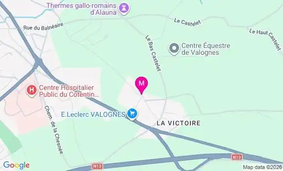 Localisation E.leclerc - 50700