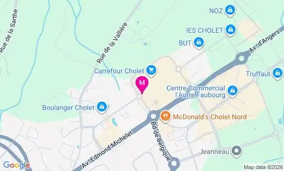 Localisation Hyper Carrefour - 49300