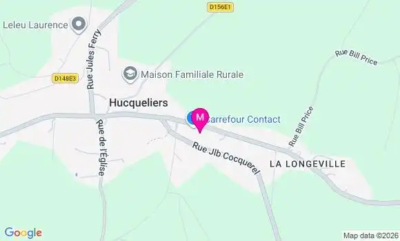 Localisation Carrefour Contact - 62650