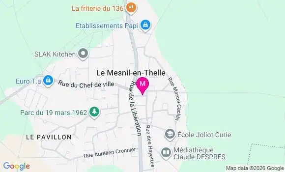 Localisation Le Mesnil en Thelle - 60530