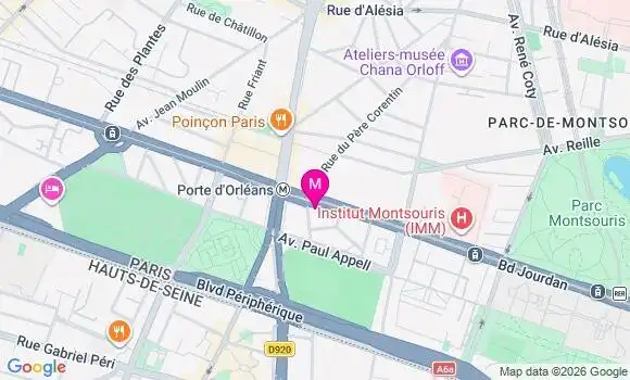 Localisation Centre Net Copie - 75014