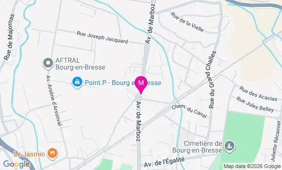Localisation Carrefour Market - 01000