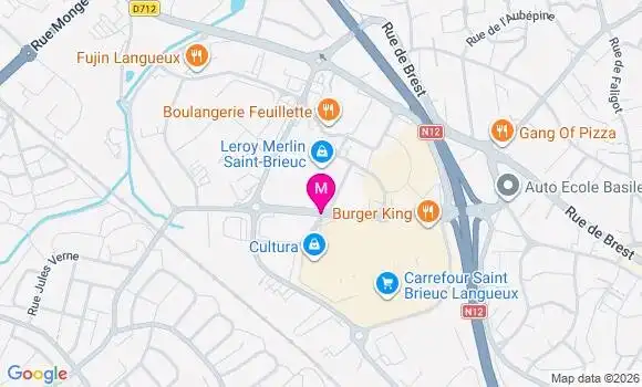 Localisation Carrefour - 22360