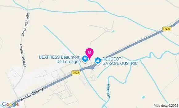 Localisation U Express - 82500