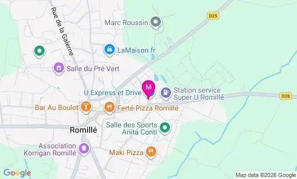 Localisation Super U - 35850