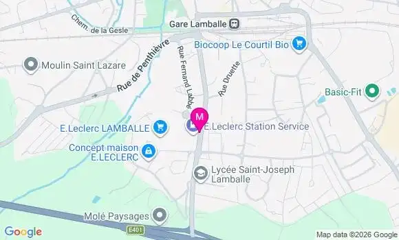 Localisation E.leclerc - 22400