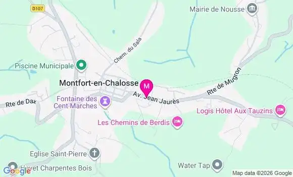 Localisation Carrefour Contact - 40380