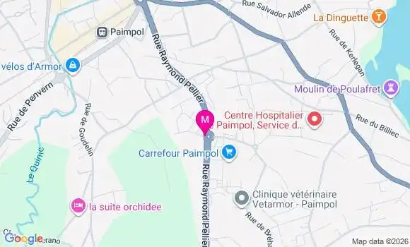 Localisation Carrefour - 22500