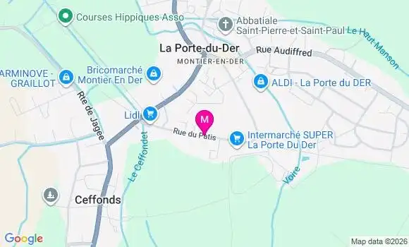 Localisation Intermarche Super - 52220