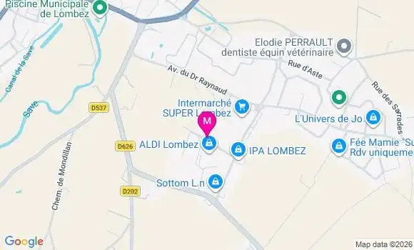Localisation Intermarche Super - 32220
